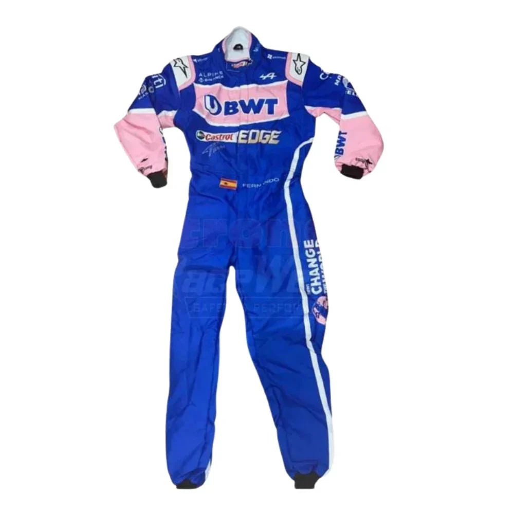 2022 FERNANDO ALONSO ALPHINE F1 RACE SUIT - Dubai Racewears