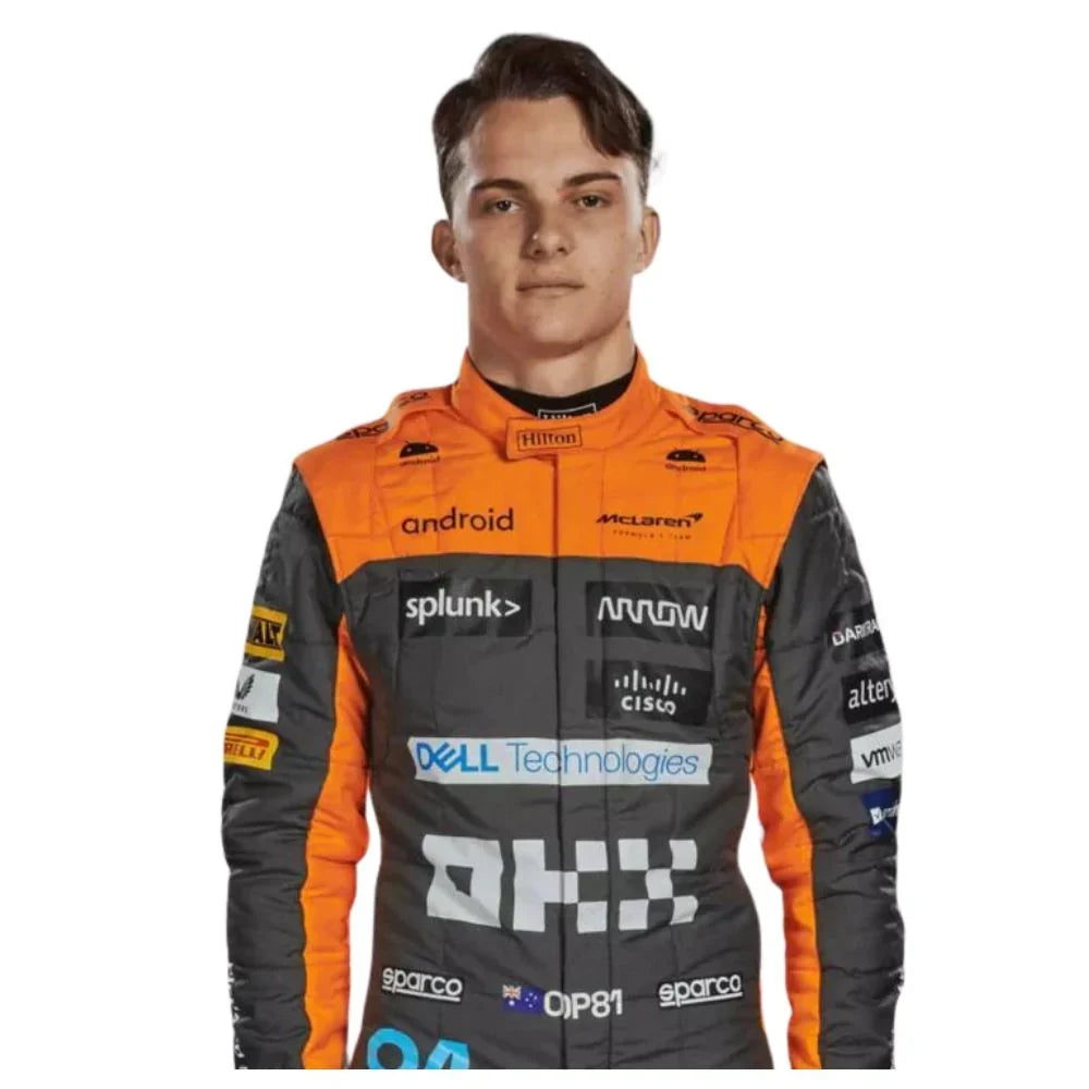2023 Oscar Piastri McLaren F1 Race Suit - Dubai Racewears