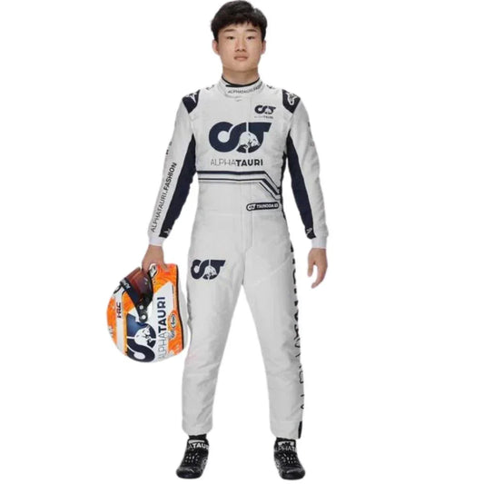 2022 Yuki Tsunoda AlphaTauri F1 Race Suit - Dubai Racewears