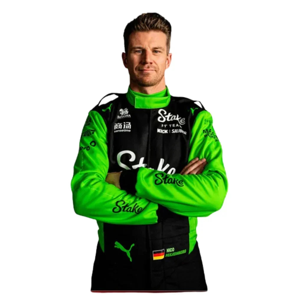 Nico Hulkenberg 2025 Kick Sauber F1 Inspired Race Suit | Dubai Racegear - Dubai Racewears