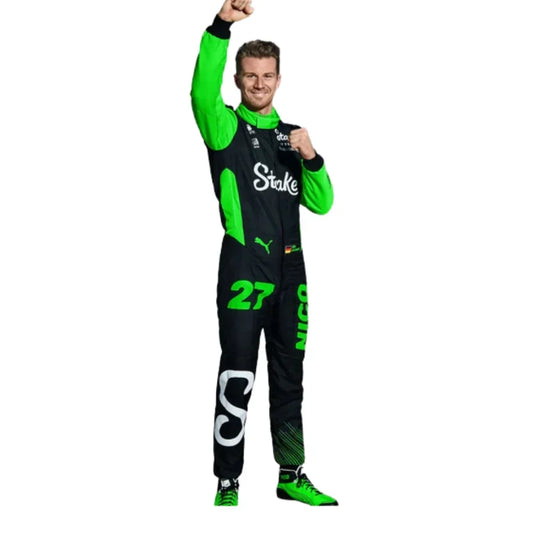 Nico Hulkenberg 2025 Kick Sauber F1 Inspired Race Suit | Dubai Racegear - Dubai Racewears