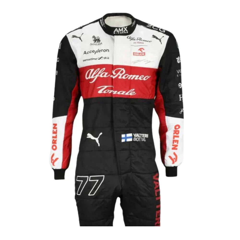 2022 Valtteri Bottas Alfa Romeo F1 Race Suit - Dubai Racewears