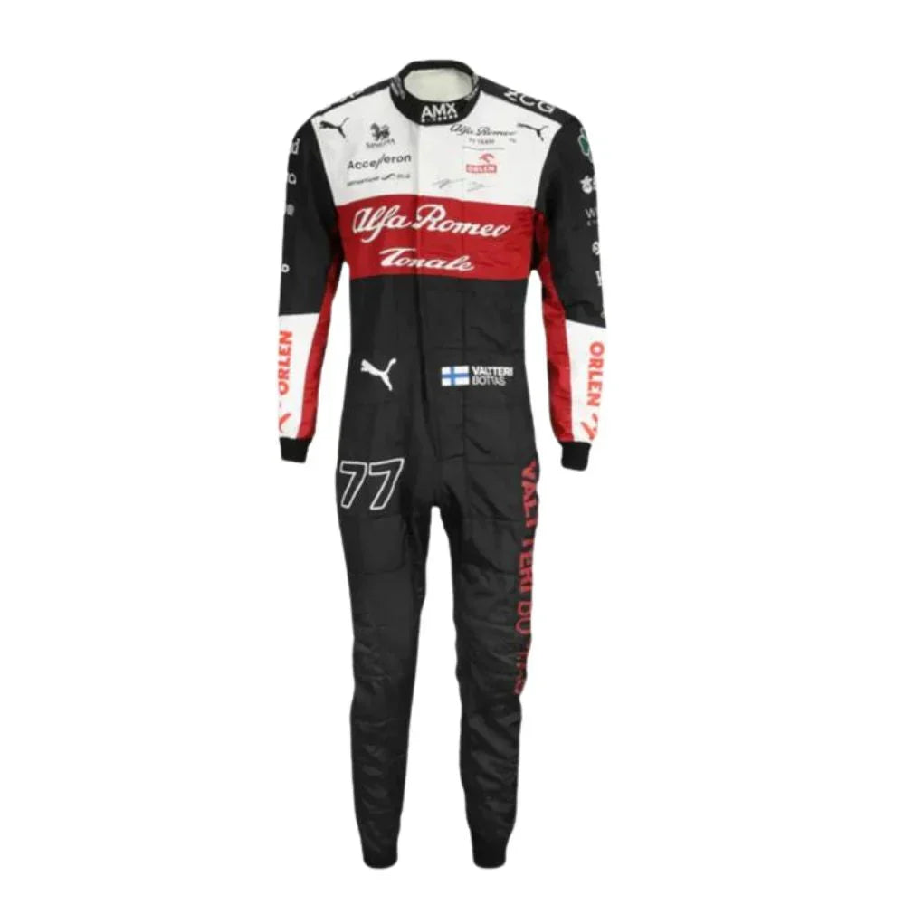 2022 Valtteri Bottas Alfa Romeo F1 Race Suit - Dubai Racewears