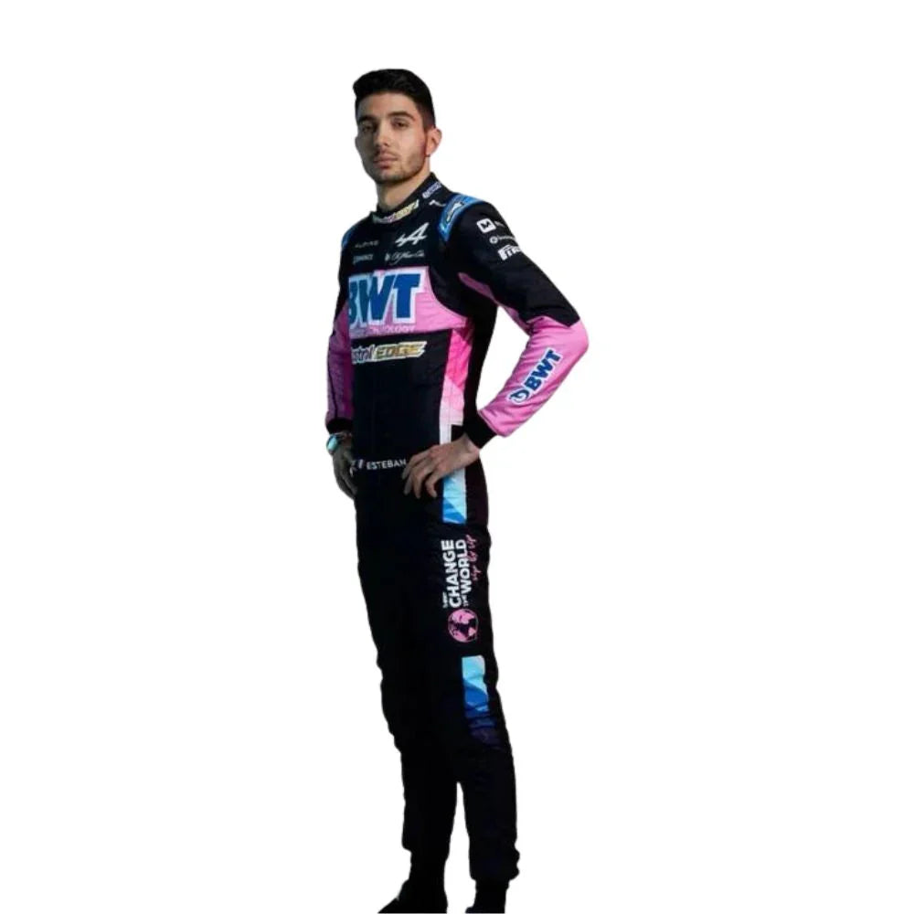 2024 Esteban Ocon BWT Alpine F1 Race Suit - Dubai Racewears