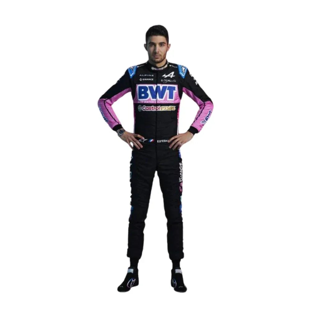 2024 Esteban Ocon BWT Alpine F1 Race Suit - Dubai Racewears