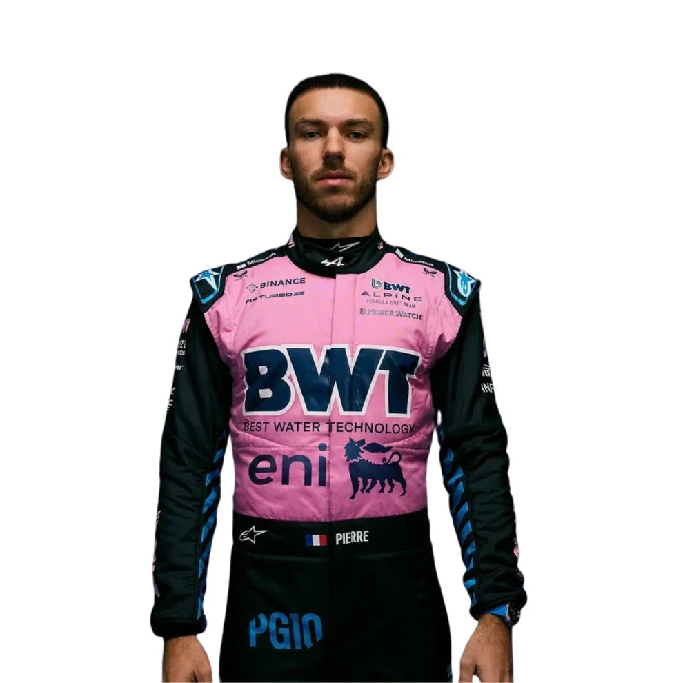 2025 Pierre Gasly BWT Alpine F1 Race Suit - Dubai Racewears