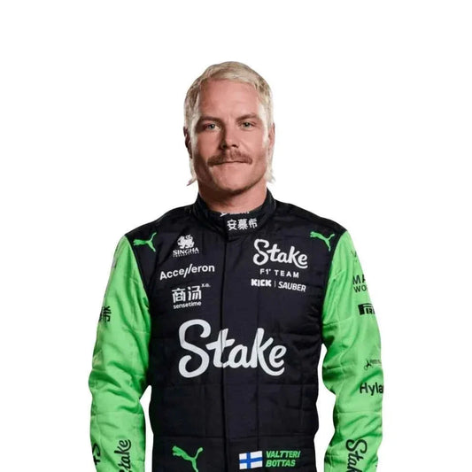 Valtteri Bottas 2024 Stake F1 Racing Suit | Dubai Racegear