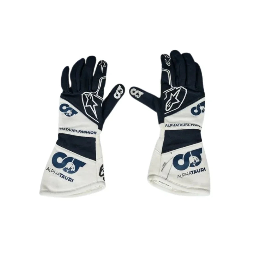2022 Yuki Tsunoda Alphatauri F1 Race Gloves - Dubai Racewears