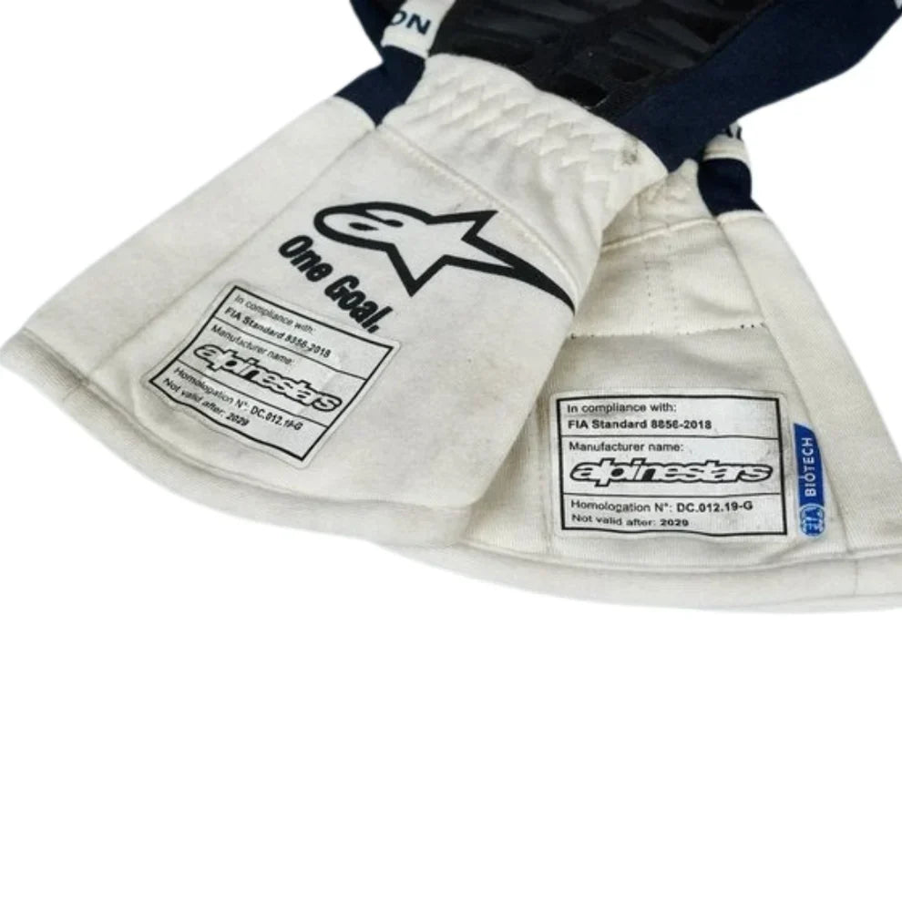 2022 Yuki Tsunoda Alphatauri F1 Race Gloves - Dubai Racewears