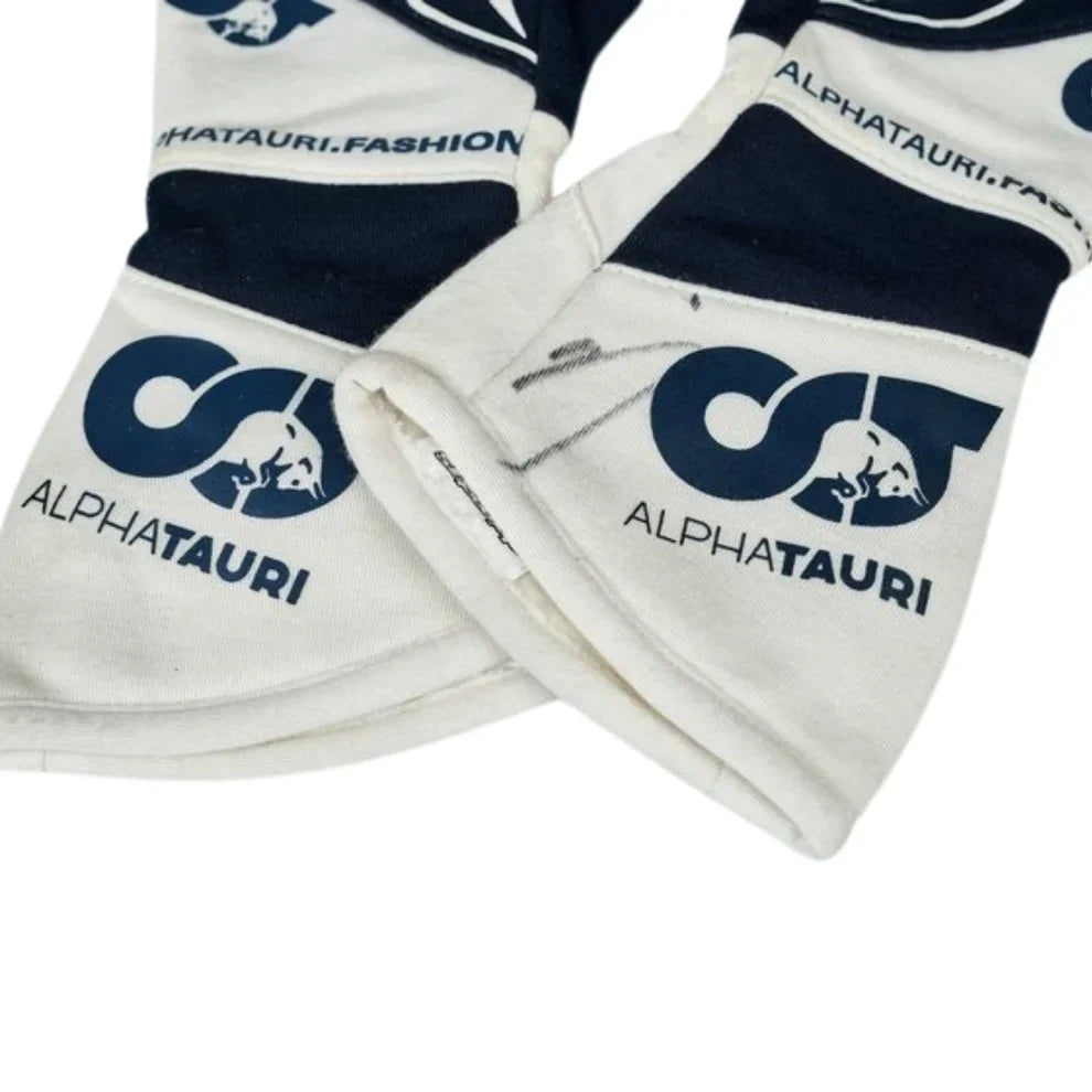 2022 Yuki Tsunoda Alphatauri F1 Race Gloves - Dubai Racewears