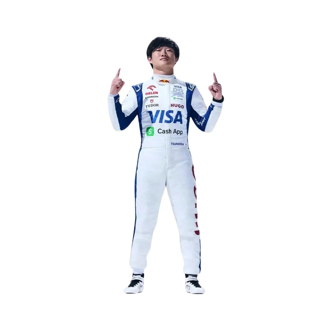 2024 Yuki Tsunoda VISA RB F1 Race Suit - Dubai Racewears