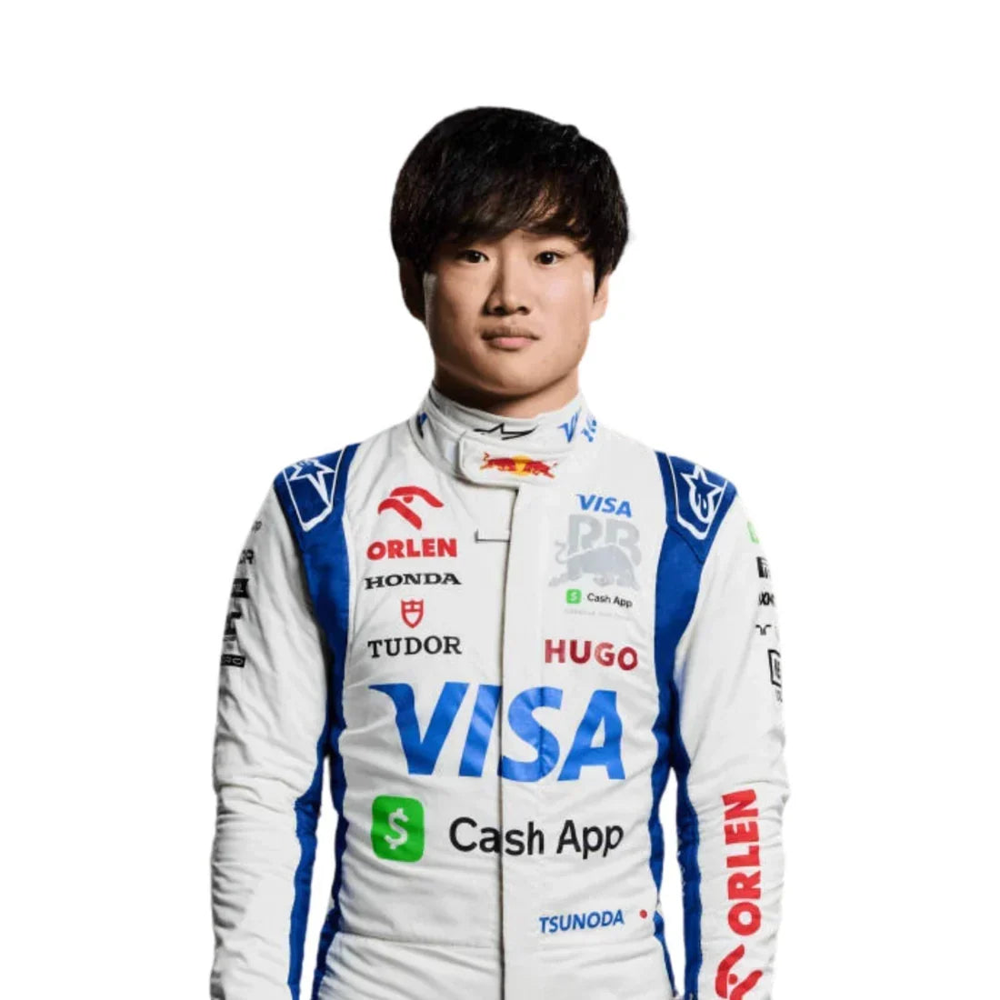 2024 Yuki Tsunoda VISA RB F1 Race Suit - Dubai Racewears