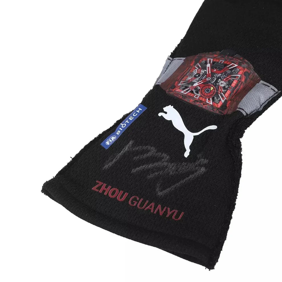 2022 Zhou Guanyu F1 Race Gloves Singapore GP - Dubai Racewears