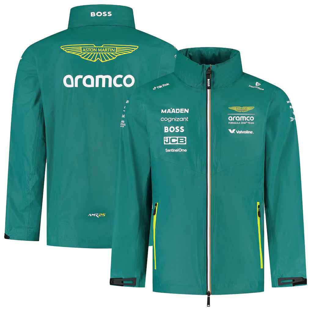 Aston Martin Aramco Cognizant F1 2025 Team Rain Jacket