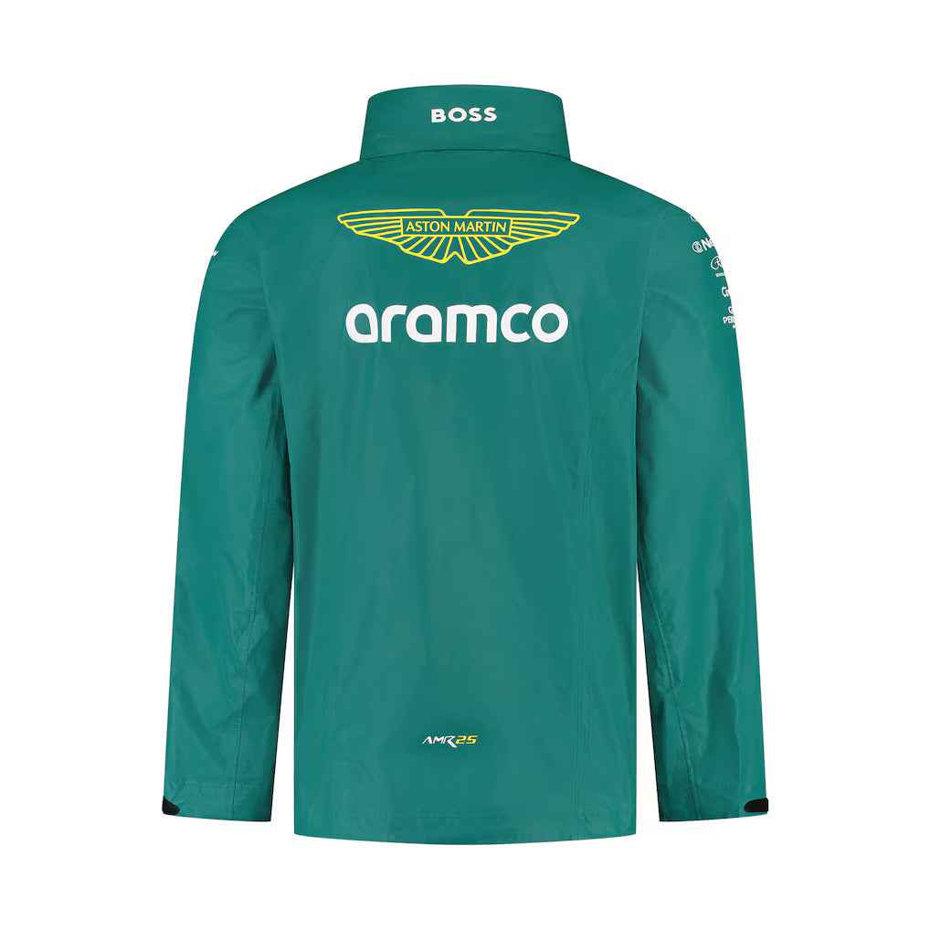 Aston Martin Aramco Cognizant F1 2025 Team Rain Jacket