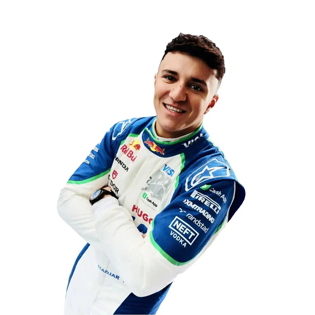 Isack Hadjar 2025 Racing Bulls F1 Inspired Race Suit | Dubai Racegear - Dubai Racewears