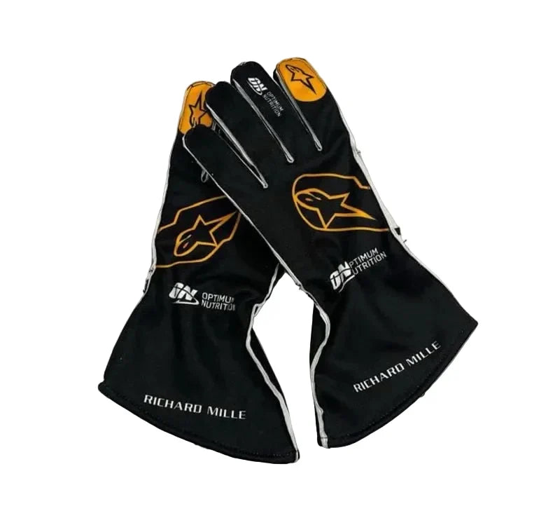 2024 Lando Norris McLaren F1 Race Gloves - Dubai Racewears