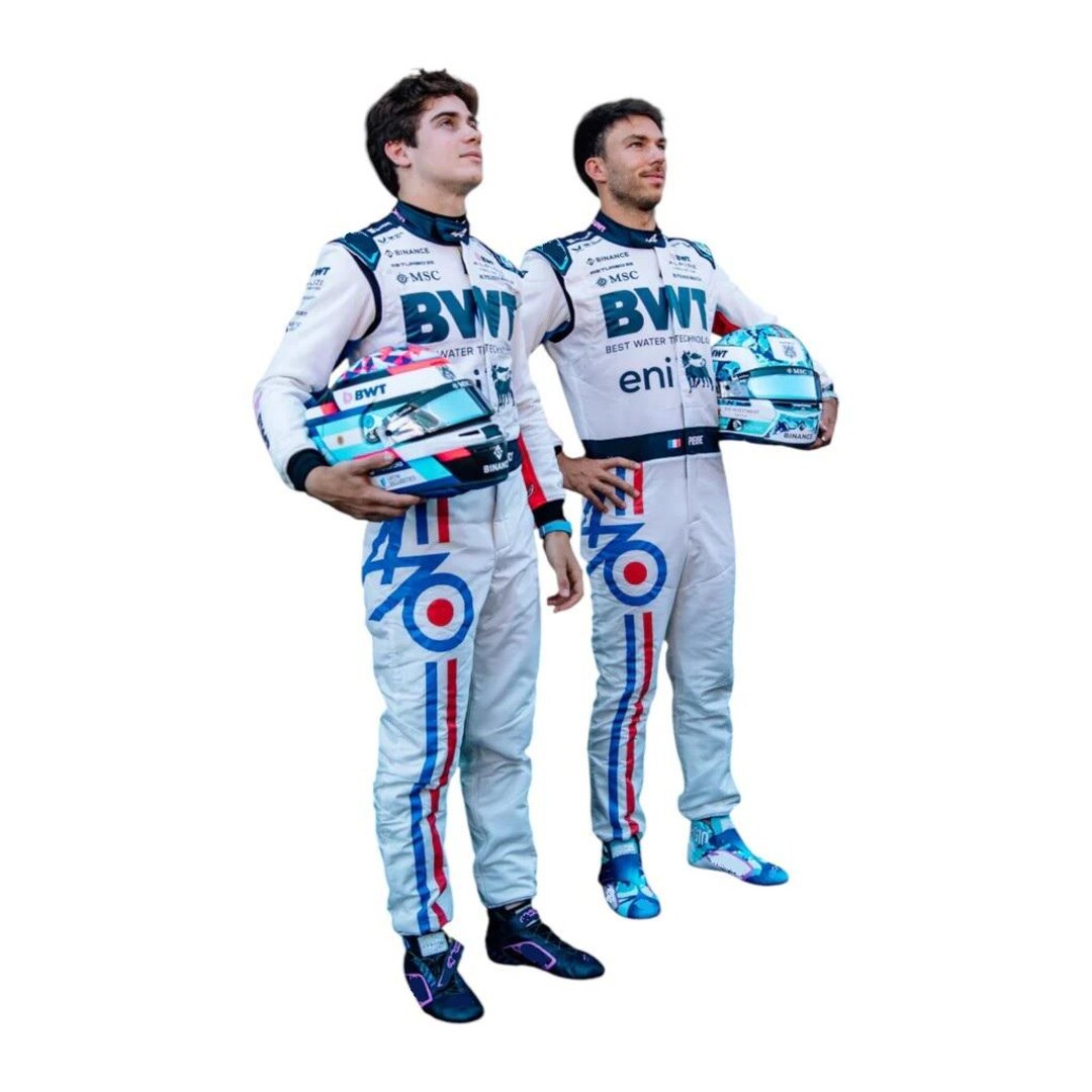 2025 Pierre Gasly Spanish GP celebrate 70 years Race Suit - Dubai Racewears