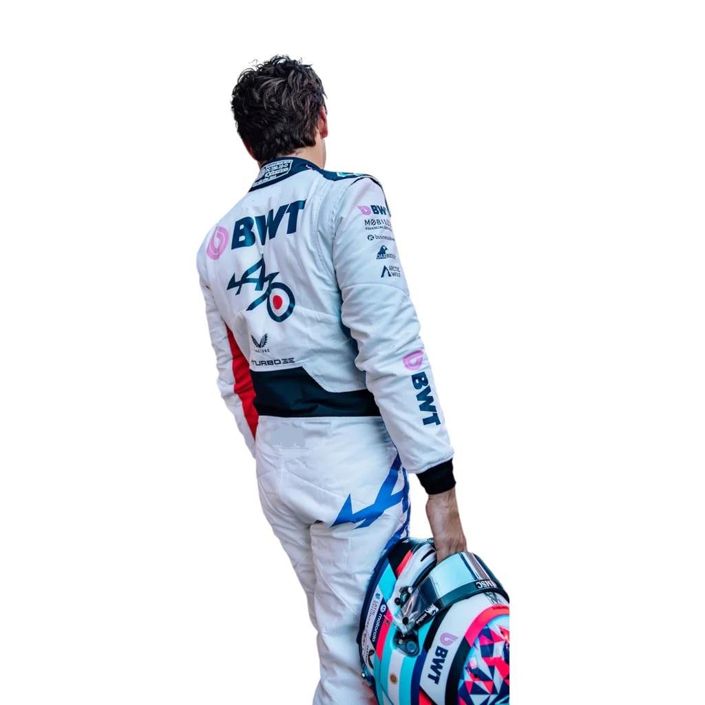 2025 Pierre Gasly Spanish GP celebrate 70 years Race Suit - Dubai Racewears