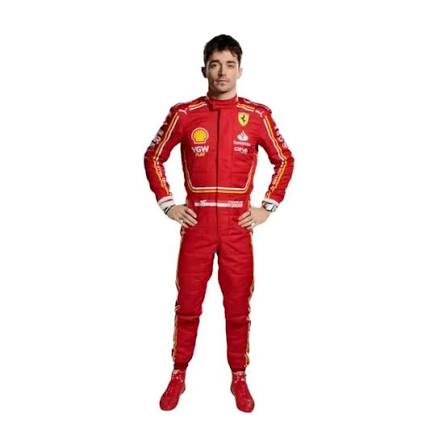 Charles Leclerc 2024 Ferrari F1 Inspired Race Suit | Dubai Racegear - Dubai Racewears