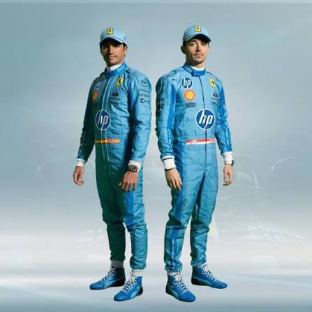 Carlos Sainz 2024 Ferrari F1 Inspired Race Suit | Dubai Racegear - Dubai Racewears