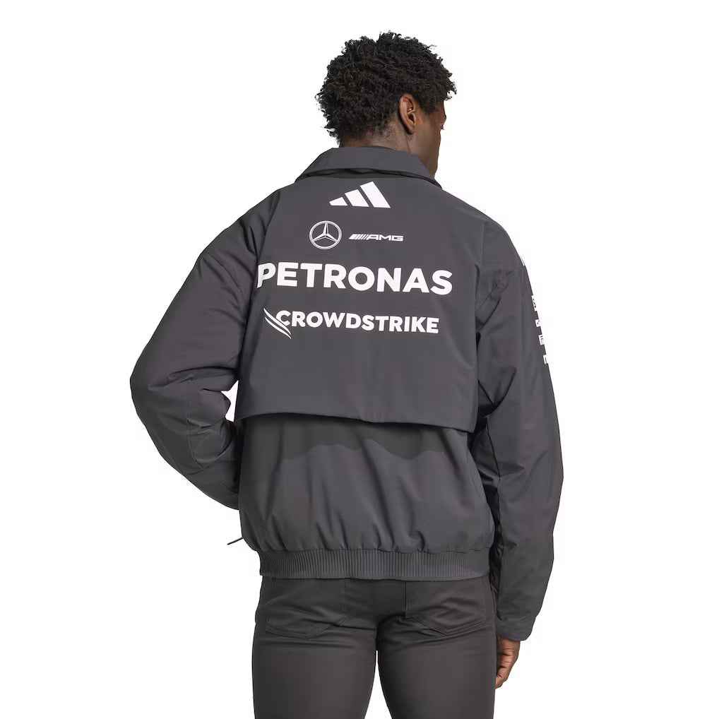Mercedes AMG Petronas adidas F1 2025 Team Jacket - Black