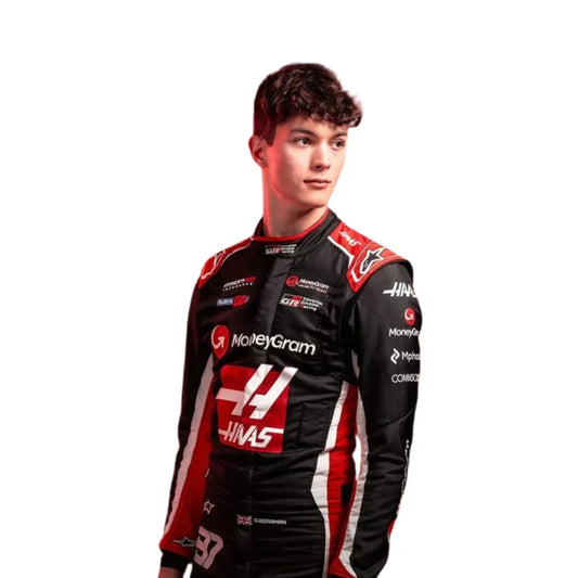 2025 Oliver Bearman Hass F1 Race Suit - Dubai Racewears