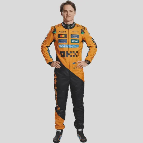 Oscar Piastri 2025 McLaren F1 Inspired Race Suit | Dubai Racegear - Dubai Racewears