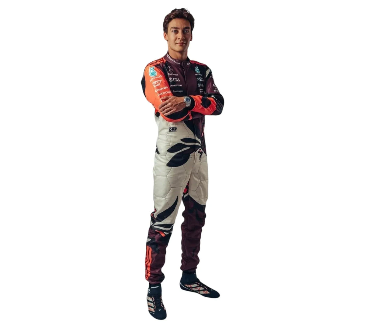 George Russell 2025 Mercedes F1 Inspired Race Suit | Dubai Racegear - Dubai Racewears